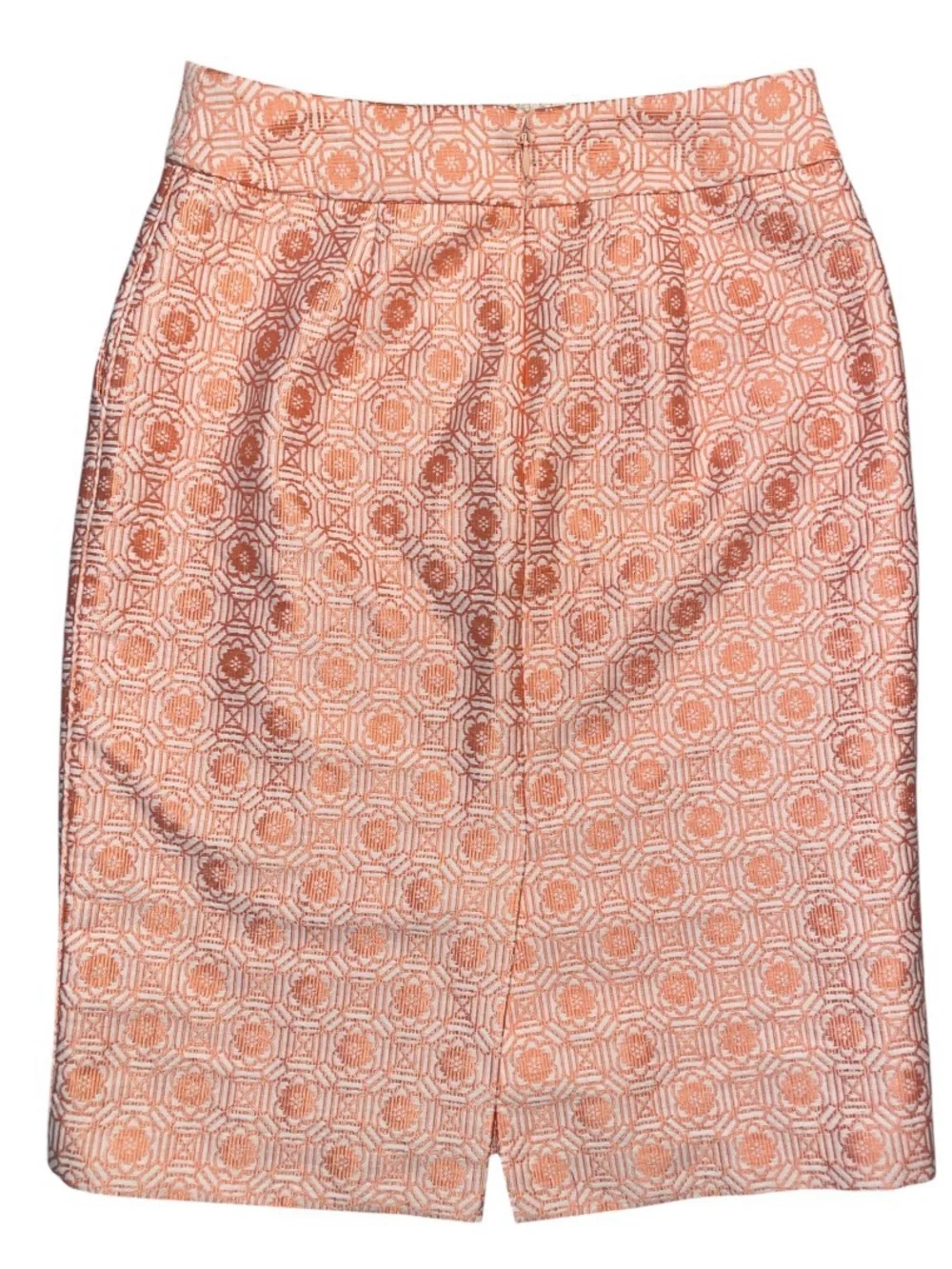 Banana Republic pink,Peach Patterned Pencil Skirt - Women's Size 0